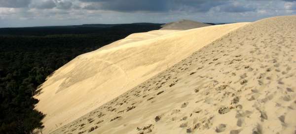 Dune du Pyla: Počasí a sezóna