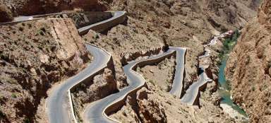 Serpentine nel Dades Canyon