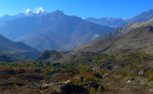 Oasi di Muktinah in vista