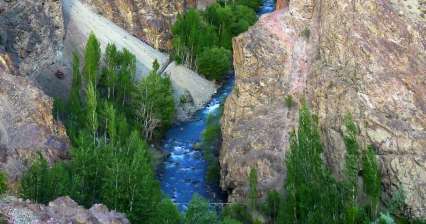 Kaňon řeky Wakha