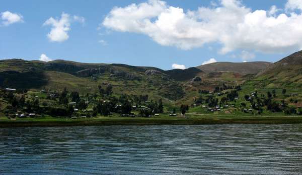 Les rives fertiles du lac Titicaca
