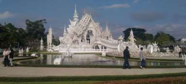 Biely chrám v Chiang Rai