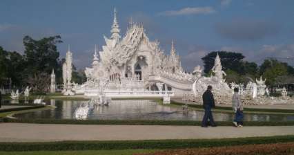 Weißer Tempel in Chiang Rai