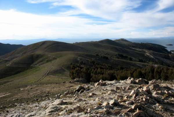 Uitzicht vanaf Cerro Santa Barbara