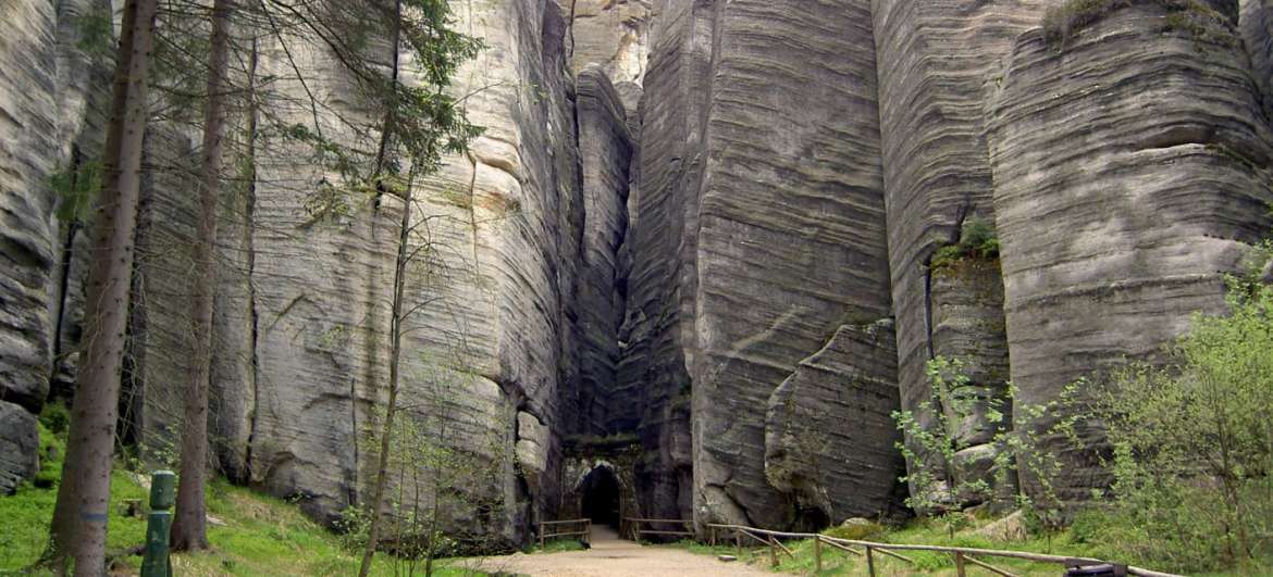 Lugares Rocas de Teplice en la región de Adršpach