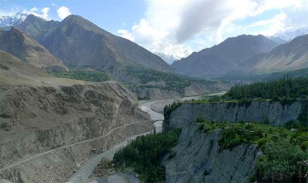 Hunza valley oases