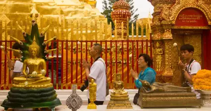 Návšteva chrámu Wat Phra That Doi Suthep