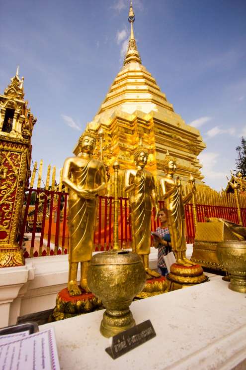 Lo Stupa d'Oro di Wat Phra That Dio Suthep