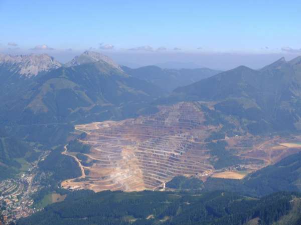 Blick von der Spitze des Kaiserschilds - 2084 m