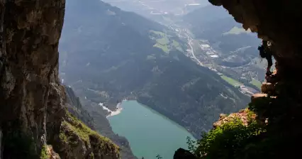 Rossloch Höhlen Klettersteig
