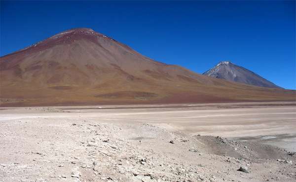 The first view of the Licancabur