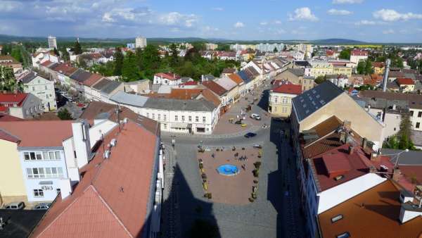 Veduta di Piazza Zizkov