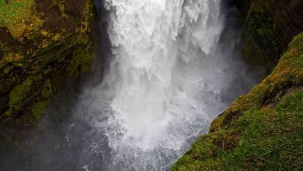 斯科加河上的瀑布