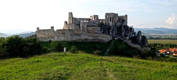 Prohlídka hradu Beckov: Doprava