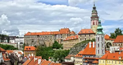 Kasteel en kasteel Český Krumlov