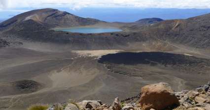 Ascent to Tongariro volcano
