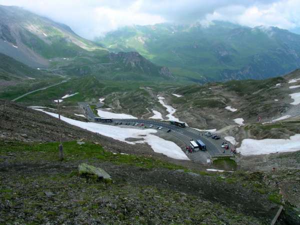 Above the Hochtor tunnel