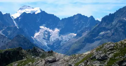 Fahrt durch den Col du Galibier