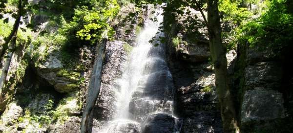 Bystré Waterfall: Accommodations