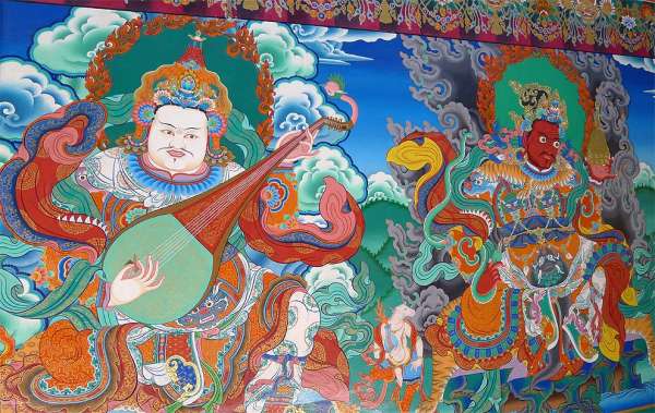 Buddhistische Gemälde