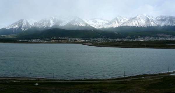 The first view of Ushuaia