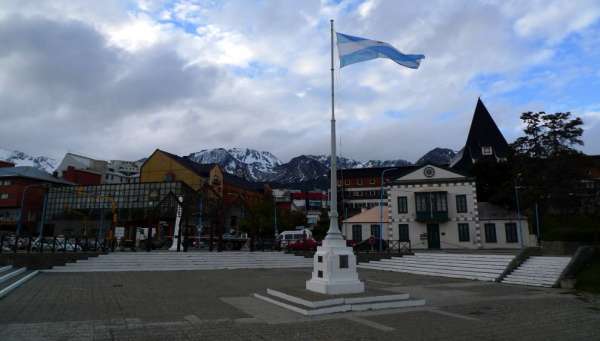 Centrum van Ushuaia