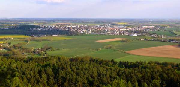 View of Jičín from Přivýšina