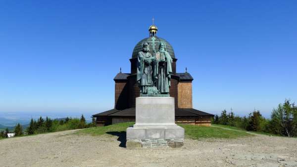 At the top of Radhoště