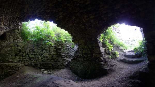 Mysterious underground castle
