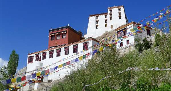 The upper part of the gompa