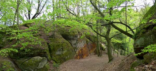Hike Valečov - Sacrificial stone - Reservoirs: Accommodations
