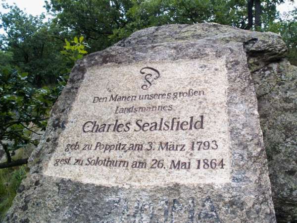 Cieľ prvý - Sealsfieldův kameň
