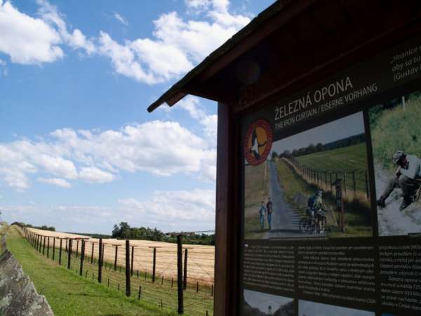Remains of the Iron Curtain in Čížov