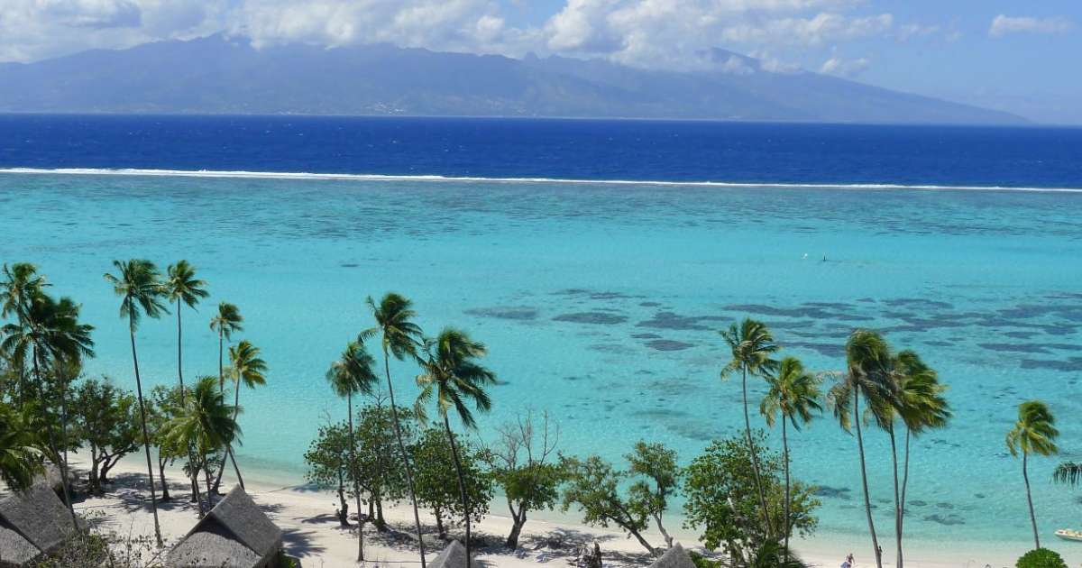 Pláž Temae - Kráľovská vyhliadka na Tahiti | Gigaplaces.com