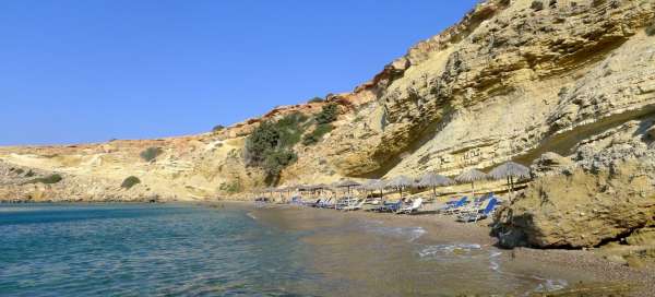 Strand von Agios Theodoros: Wetter und Jahreszeit