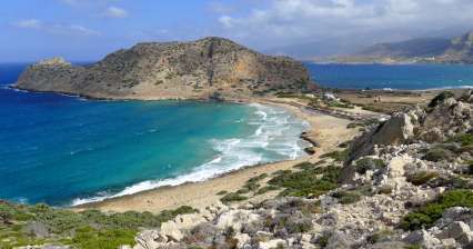 La plage d'Agios Nicolaos