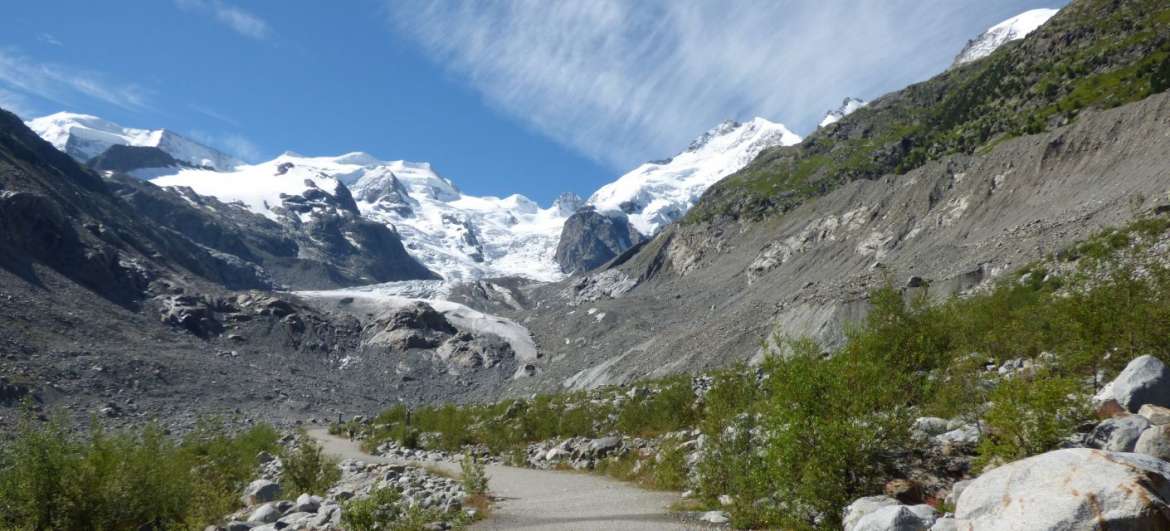 徒步前往 Morteratsch 冰川: 旅游