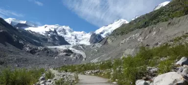 Hike to the Morteratsch Glacier