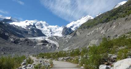 Randonnée au glacier de Morteratsch