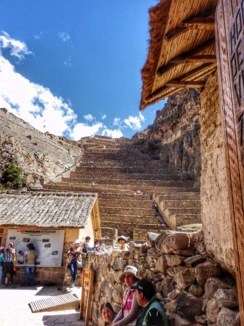 Insediamento Inca a Ollantaytambu