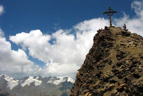 Пик Кройцшпитце (3455 м над уровнем моря)