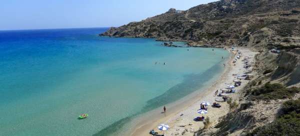 Výlet na pláž Damatria: Ubytování