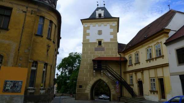 O portão do padre em Žatec