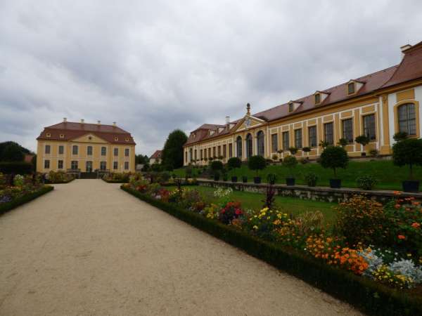 Castelo com laranjal