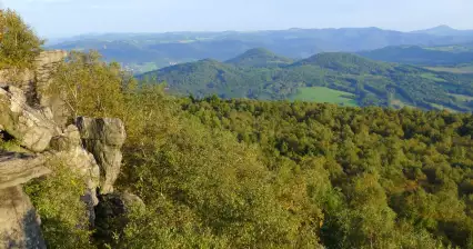 Beklimming naar Děčínský Sněžník
