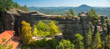 Mezní Louka - Pravčická brána をハイキング
