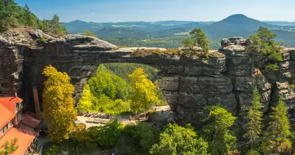 Wandeling Mezní Louka - Pravčická-poort