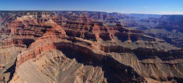 Wandern Sie auf dem Grand Canyon South Kaibab Trail: Wetter und Jahreszeit