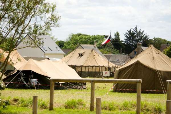 Czech camp at the Battery des Longues