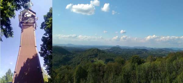 Vrátenská mountain lookout tower: Accommodations
